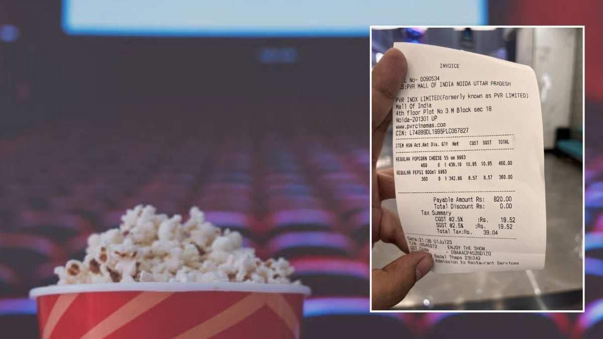 Rs 360 for Pepsi: Noida Resident Criticises Multiplex's Pricey Snacks, Bill Pic Goes Viral - Vimarsana News