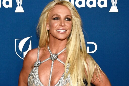 Britney Spears appears at a awards show in California, on April 12, 2018.  (Photo Credit: AP)