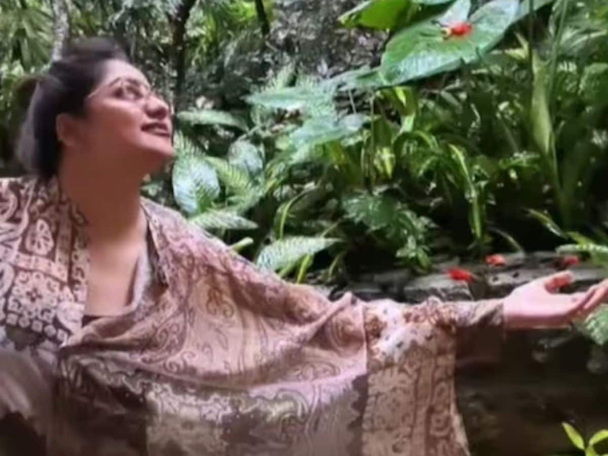 Kannada Actor Rachita Ram Sex Video Download - Watch: Kannada Actress Rachita Ram Enjoys The Rain In Her Me-time - News18
