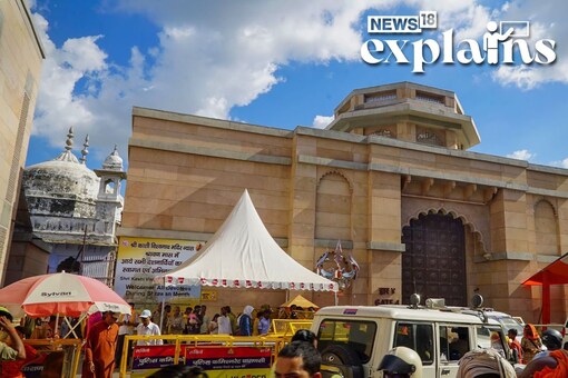 Gyanvapi Mosque, in Varanasi, Friday, July 21, 2023. (PTI Photo)
