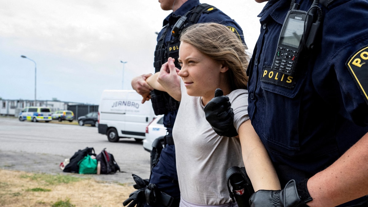 Greta Thunberg Charged with Disobeying Police at Climate Protest in Sweden – News18