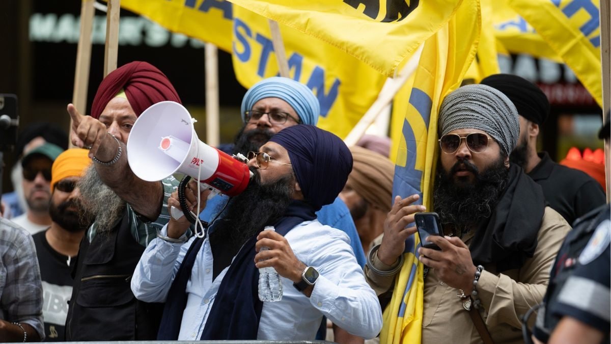 ProKhalistani Groups Protest Outside Indian Missions in London, Canada