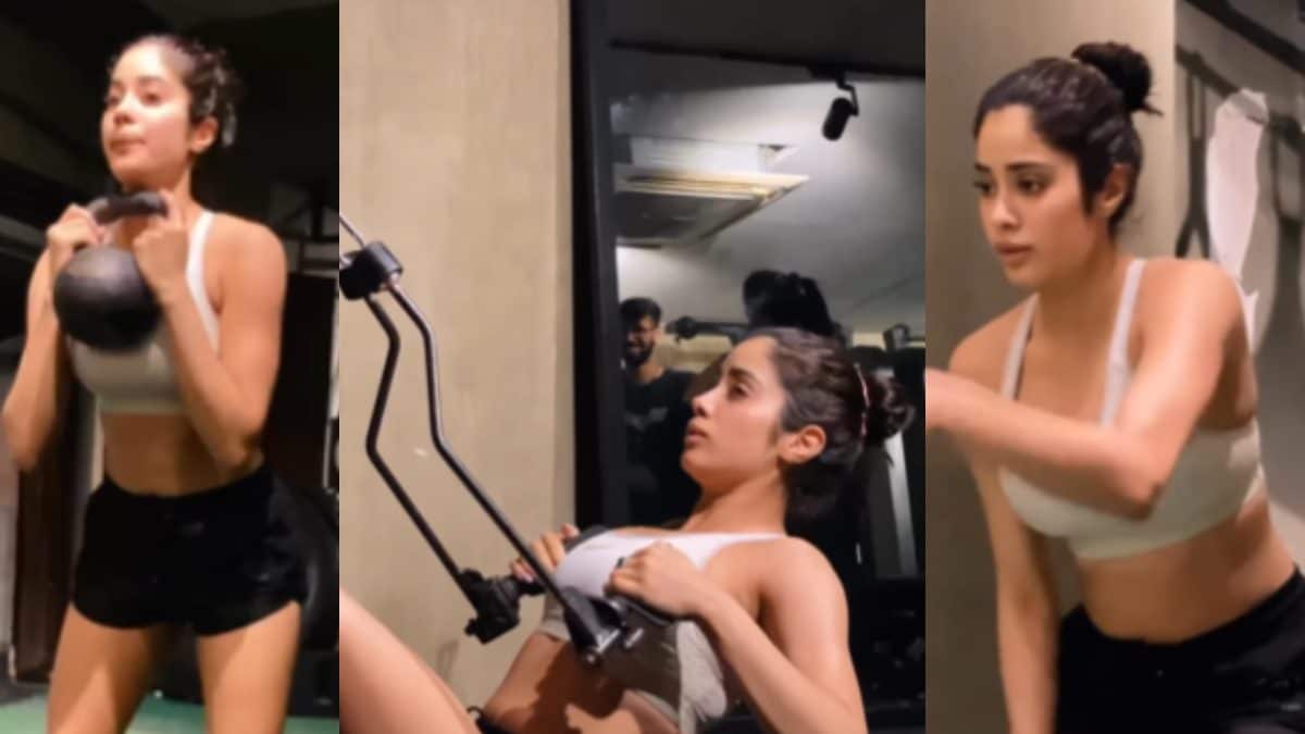Watch Janhvi Kapoor Sweat Off Extra Calories in an Intense Workout Session – Video