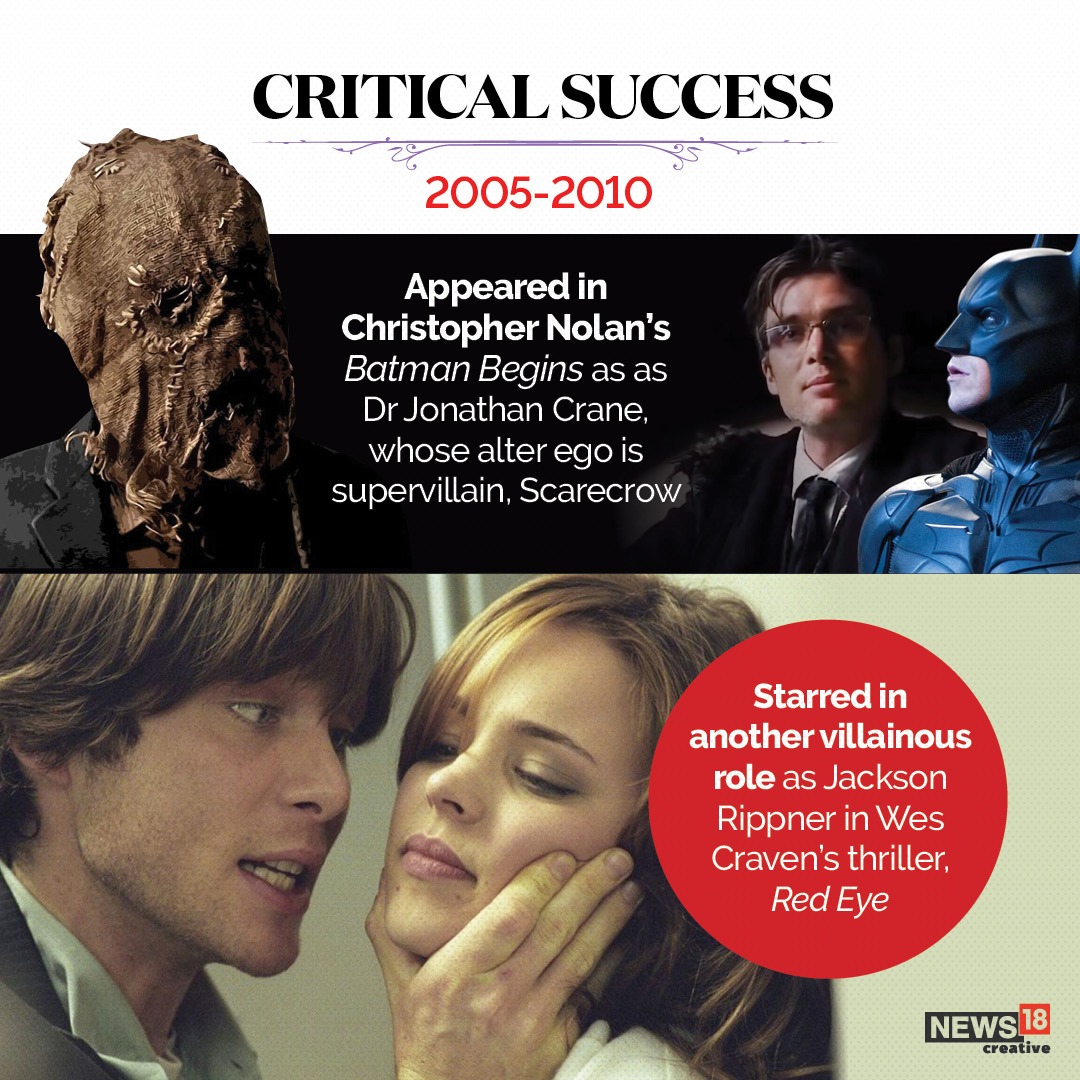 Cillian Murphy, Hollywood