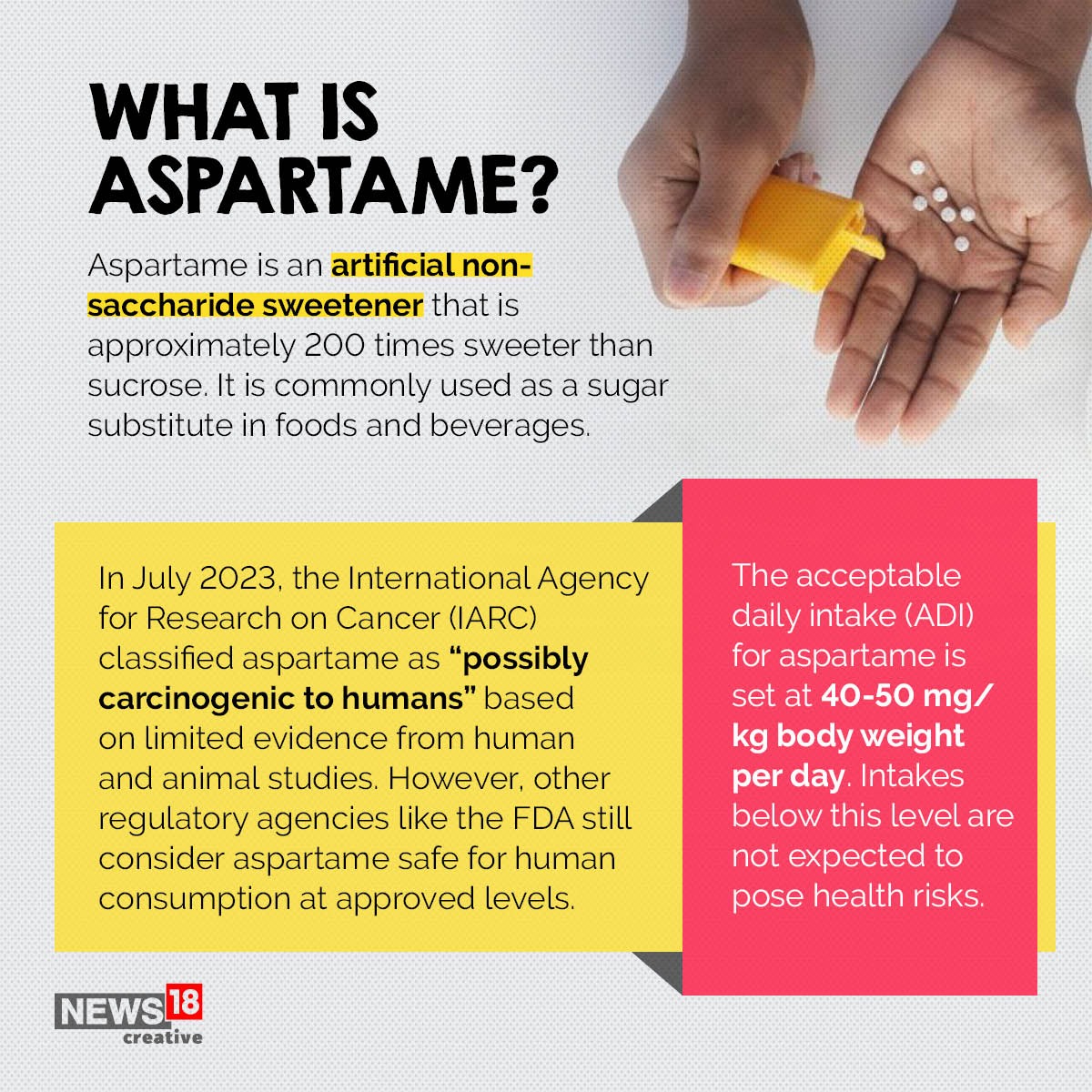 What Is Aspartame Here Is All That You Need To Know About It News18 what-is-aspartame-here-is-all-that-you-need-to-know-about-it-news18