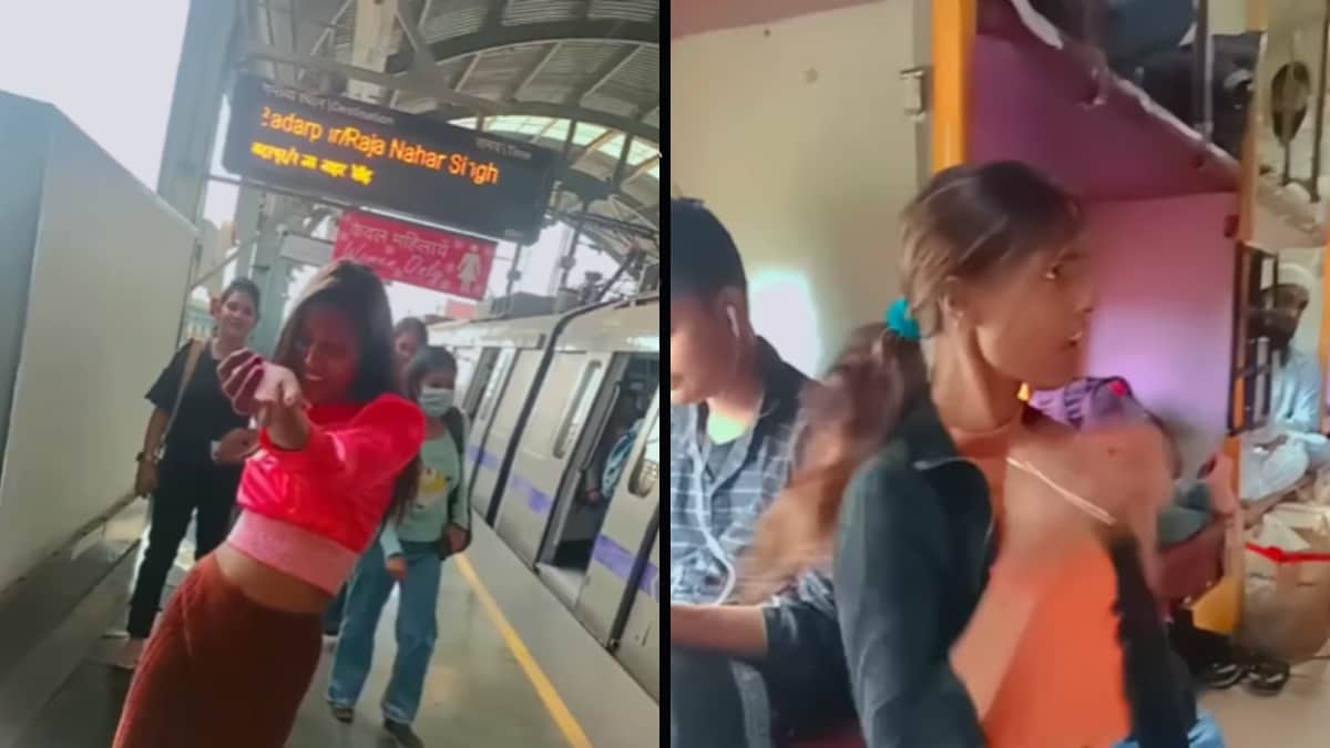 Woman's Impromptu Dance Inside Train Fails To Impress Internet - Vimarsana News