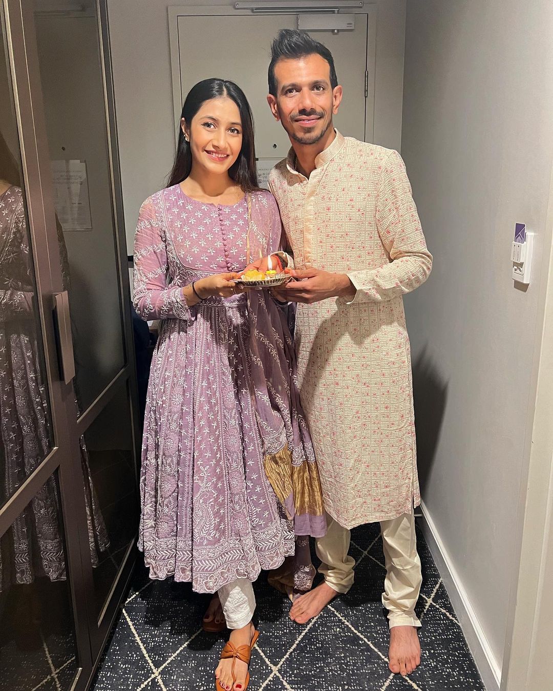 Yuzvendra Chahal Birthday: India Spinner’s Precious Moments With Wife