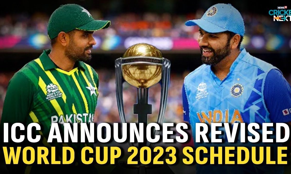 Odi World Cup 2023 India Vs Pakistan Shifted To October 14 Eight More Matches Rescheduled News18 7617