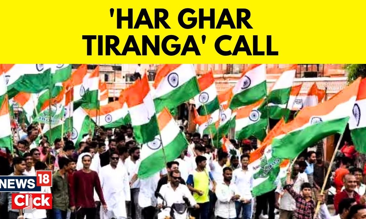 Har Ghar Tiranga 2023 BJP MP Flags Off Tiranga Yatra To Celebrate