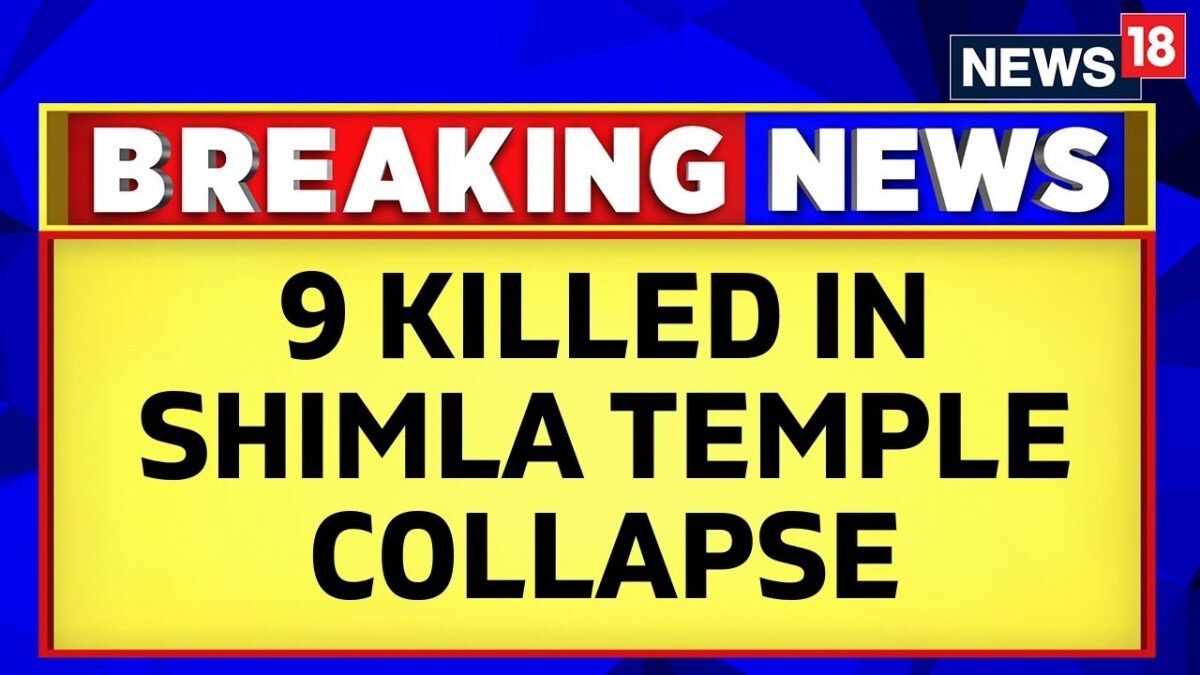 Himachal Pradesh Rains | 9 Killed in Shimla Temple Collapse | Monsoon ...