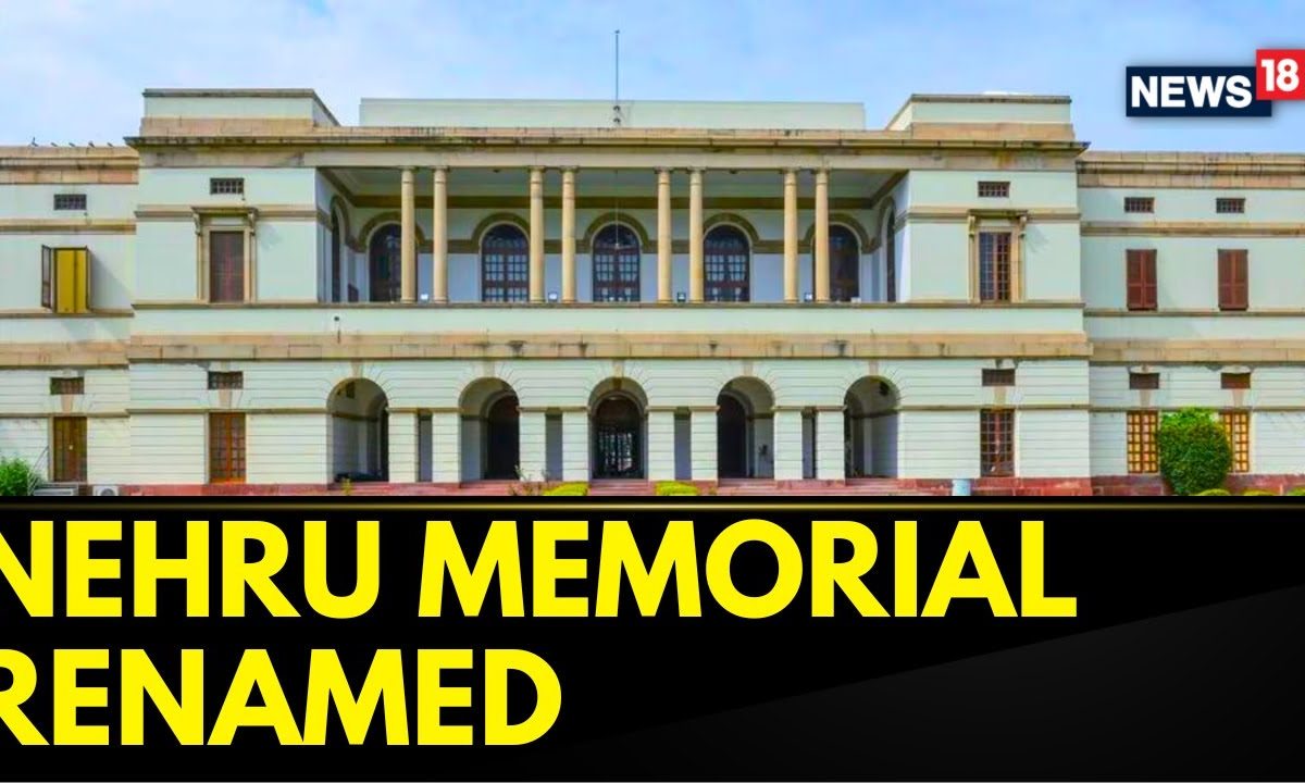 Nehru Memorial Museum And Library Nehru Memorial Renamed As Prime Ministers Museum And 5799