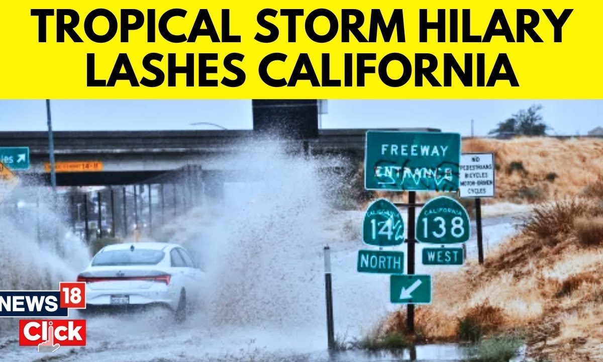 Tropical Storm Hilary Batters California With Heavy Rain, Catastrophic ...