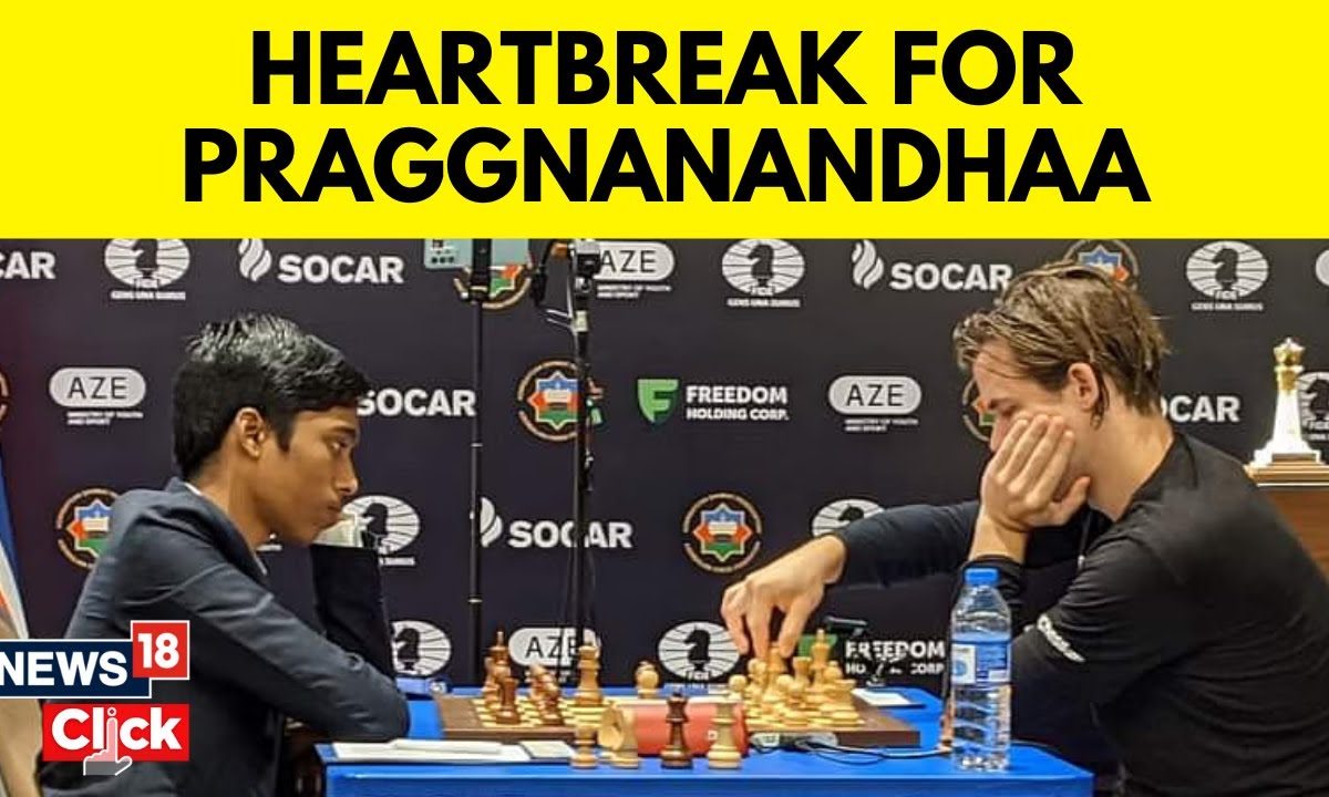 Chess World Cup 2023 Final: Praggnanandhaa Fights Valiantly; Magnus Carlsen  wins