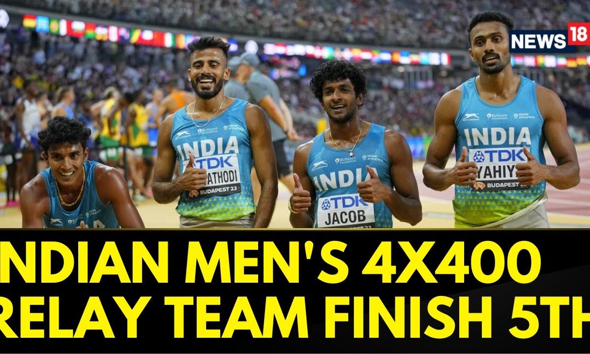 World Athletics Championship Indian Men's 4x400 Relay Team Finish 5th