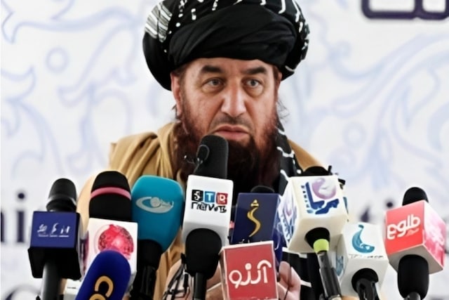 Taliban law minister Sharei told news outlets that there is no need for political parties in Afghanistan. (Image: Ministry of Justice of Afghanistan)