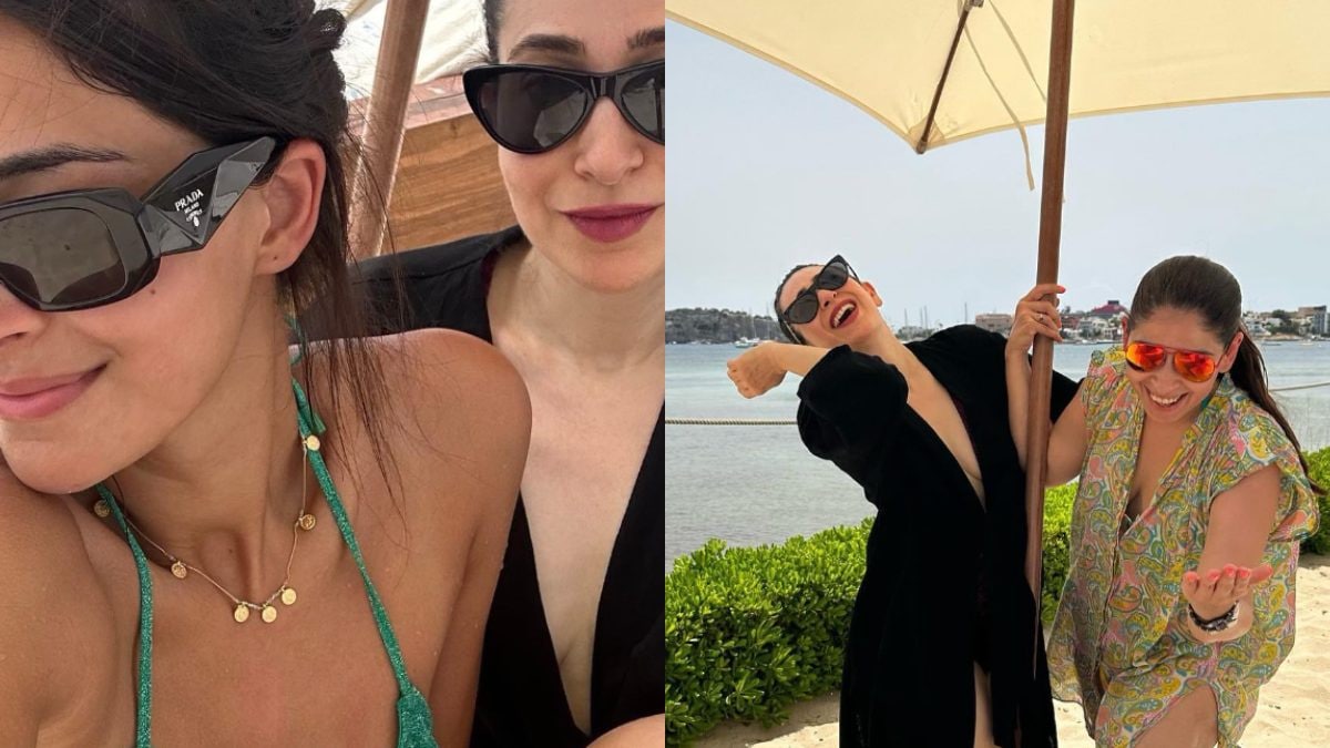 Sexy! Ananya Panday Slips Into A Green Bikini, Poses With Karisma Kapoor On Ibiza Vacation; Photos - Vimarsana News