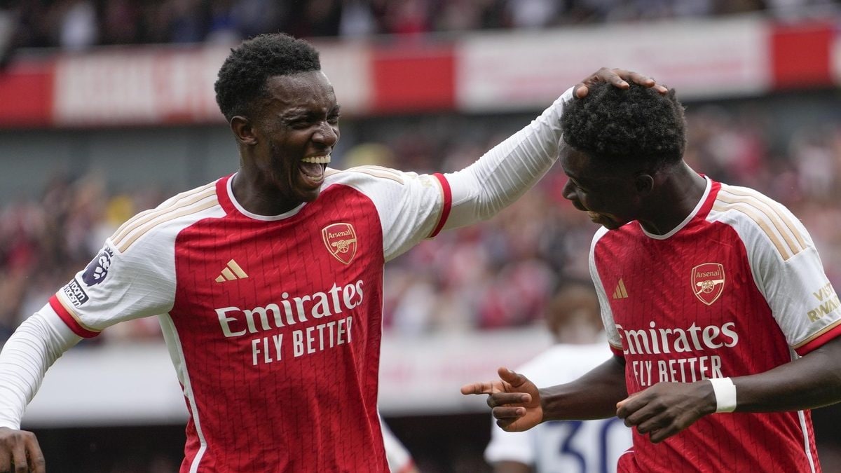 Premier League 2023/24: Nketiah, Saka Shine As Arsenal Get Away With Nervy  2-1 Win Over Nottingham Forest - News18