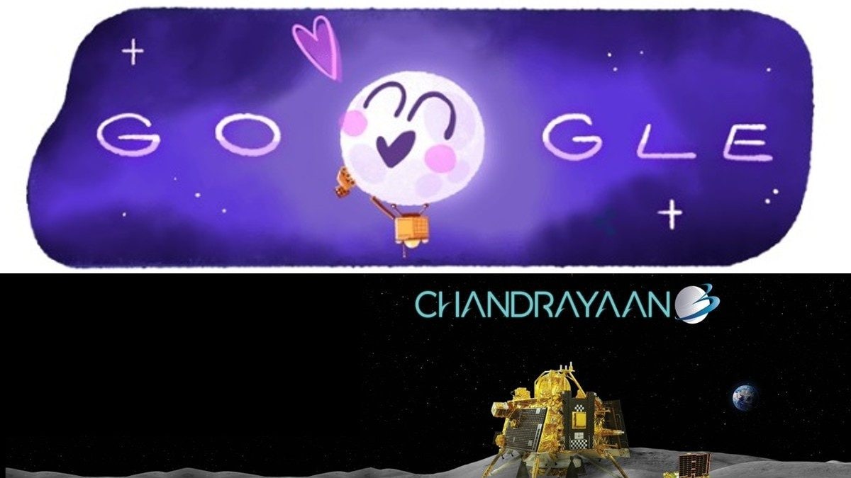 Chandrayaan-3: Google Doodle Celebrates First-Ever Moon South Pole Landing!