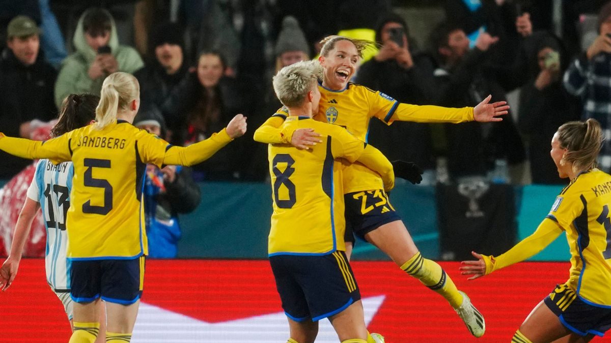 Fifa Women’s World Cup 2023 Sweden Set Up Usa Ro16 Clash Argentina Ousted News18