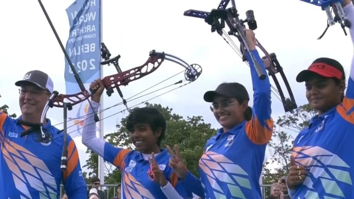 World Archery Championships: Indian Women's Compound Team Bag Gold In ...