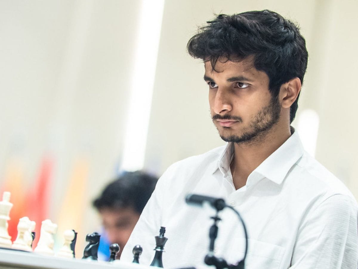 Vidit Gujrathi draws with the Black pieces against Ian