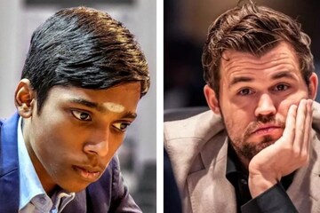 Chess FIDE World Cup 2023 Final: R Praggnanandhaa vs Magnus Carlsen Game 1  Highlights