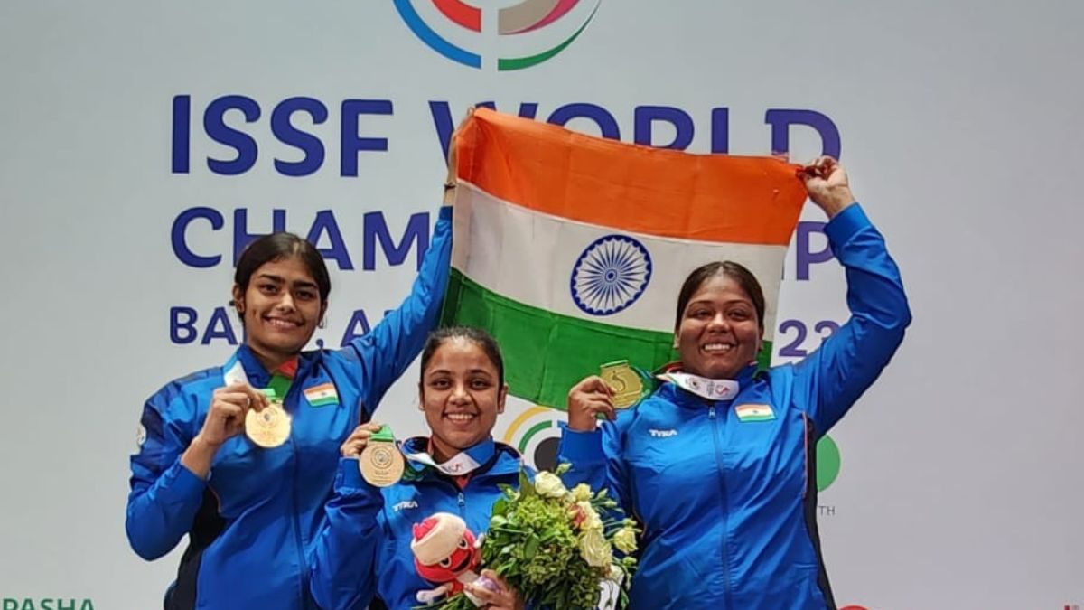 ISSF World Championships: Indian Women Bag 50M Pistol Gold, Finish with Six Gold, Eight Bronze in Baku