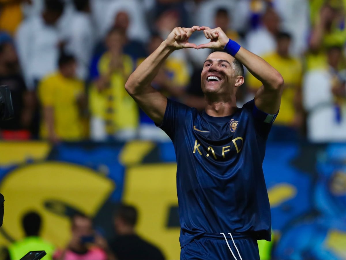 Cristiano Ronaldo Hits the 'SIUUU' Celebration After Scoring in Al