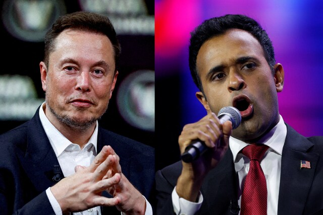 After describing Vivek Ramaswamy as a 'promising candidate,' Elon Musk has once again indirectly endorsed India American presidential hopeful. (Image Credit: Reuters)


