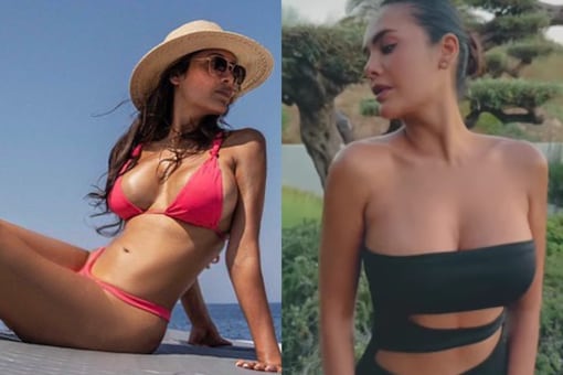 Esha Gupta sets Instagram on fire with her sexy bikini photo.