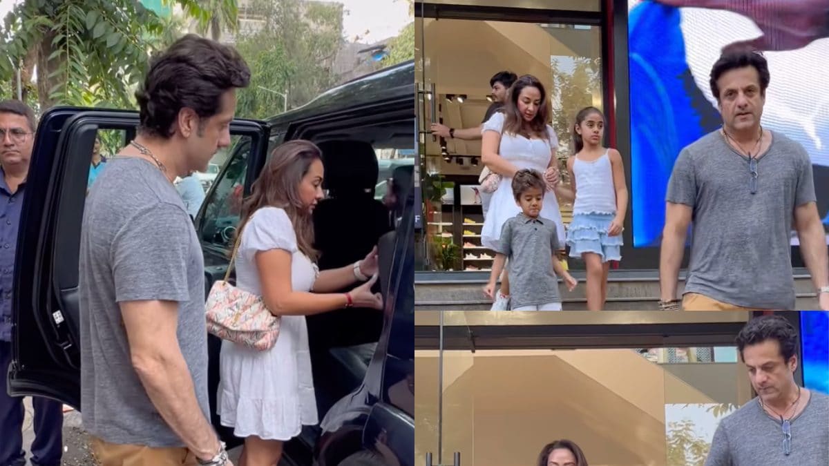Fardeen Khan Gets Spotted With Wife Natasha Madhvani And Kids Amid Divorce Rumours; WATCH - Vimarsana News