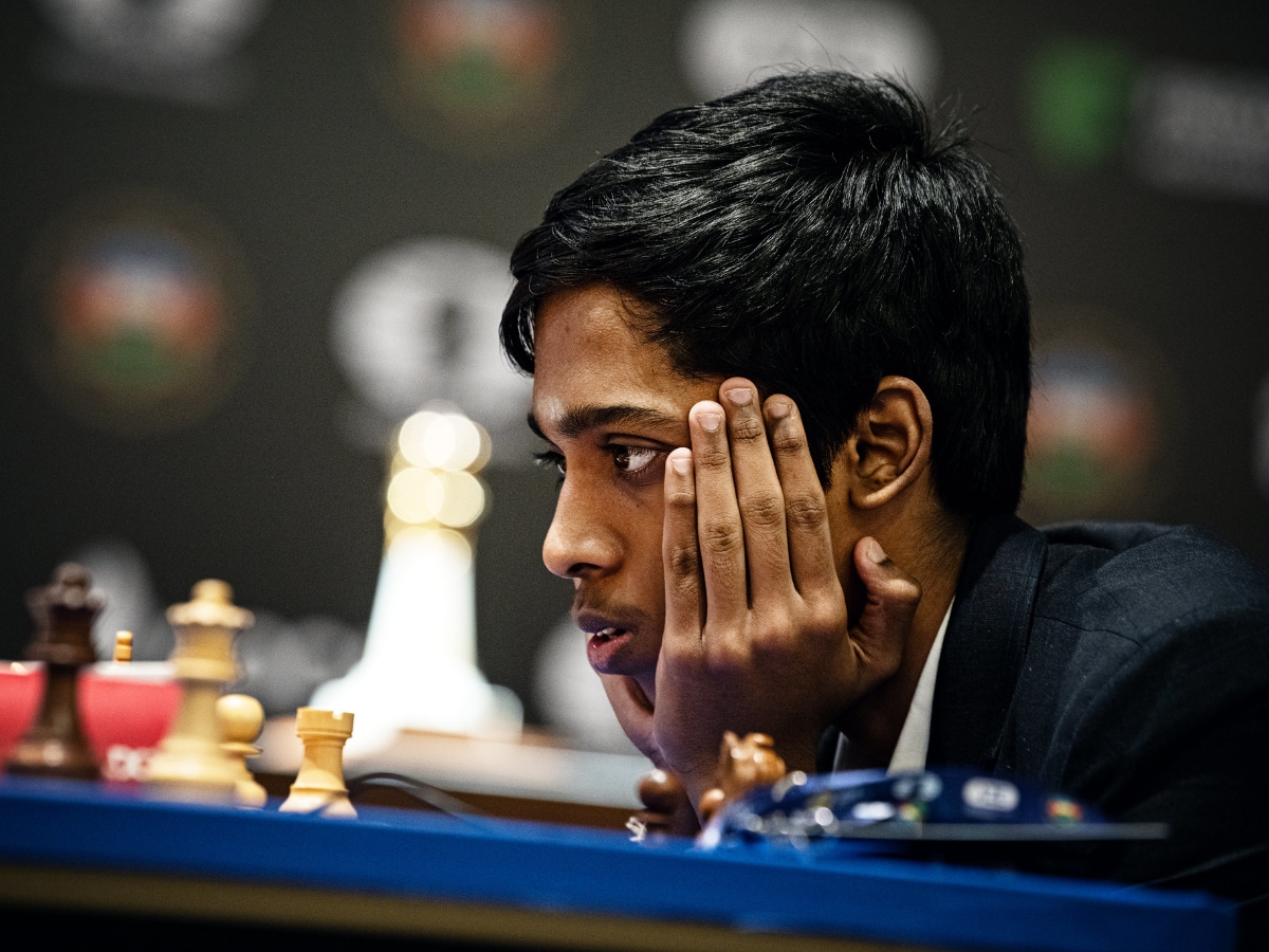 FIDE World Cup Final: Praggnanandhaa plays out 35-move draw with Carlsen in  round 1 - Sportstar