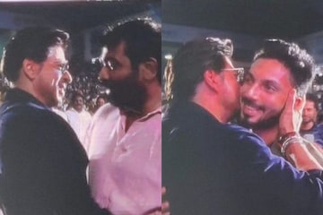 360px x 240px - Jawan Audio Launch: SRK Makes a Grand Entry, Hugs Vijay Sethupathi, Kisses  Anirudh R; Watch Video - News18