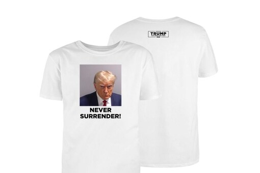 'Never Surrender': Donald Trump Sells T-shirts Featuring His Iconic ...