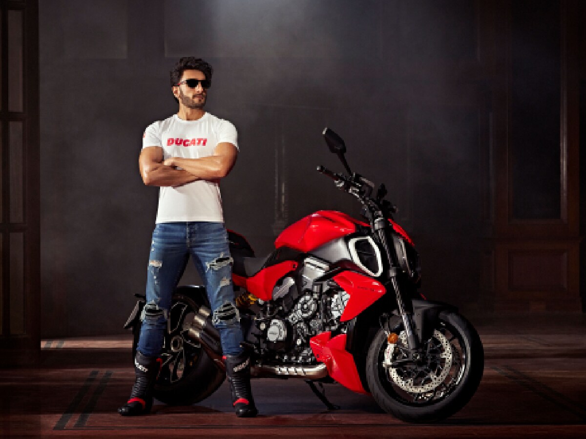 Ducati Announces Ranveer Singh As Brand Face, Gets First Diavel V4 of India  - News18