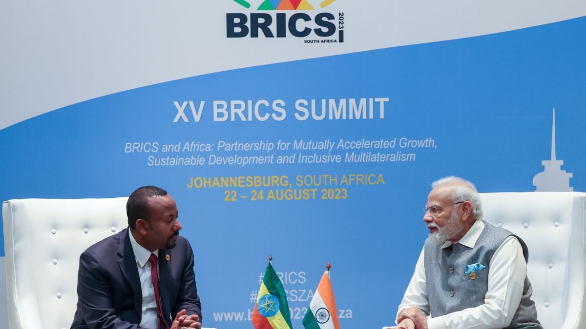 PM Modi Holds 'Productive Meeting' with Ethiopian Counterpart