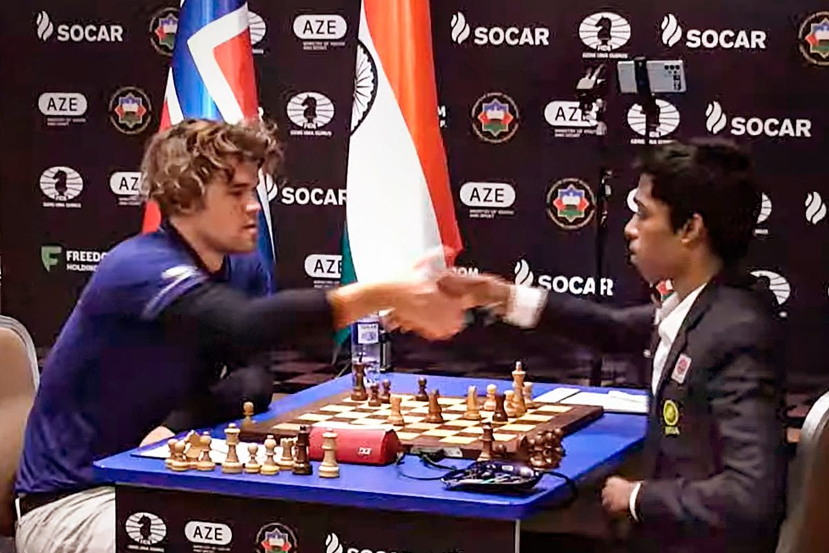 Chess World Cup Final: Magnus Carlsen Overcomes R Praggnanandhaa In Tie- breaker To Lift First Title