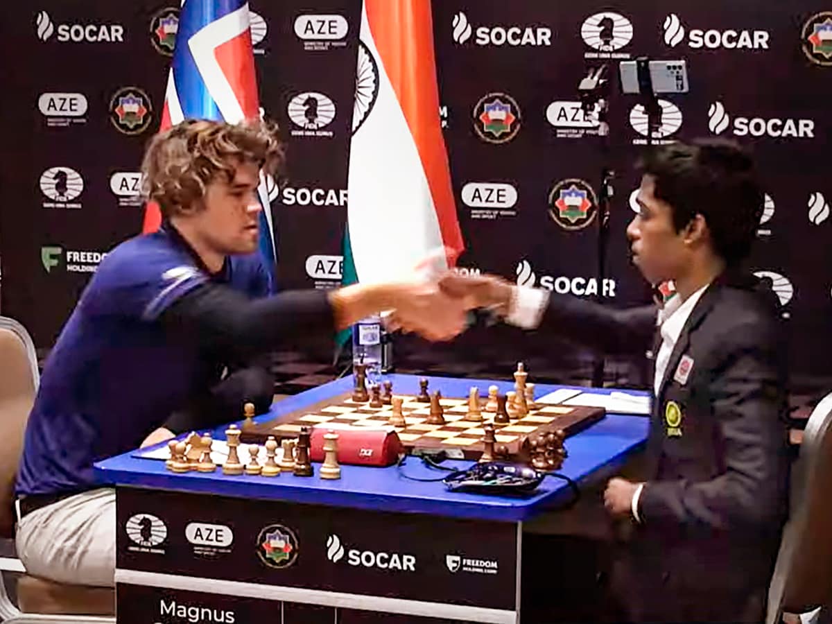 Praggnanandhaa vs Carlsen, Chess World Cup Final 2023 Highlights: Magnus  Carlsen Clinches Title With Tie-break Win Over Prag - News18