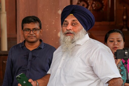 Shiromani Akali Dal Leader Sukhbir Singh Badal. (File: PT)