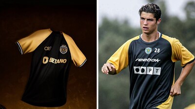 Sporting CP Unveil New Cristiano Ronaldo-inspired Jersey
