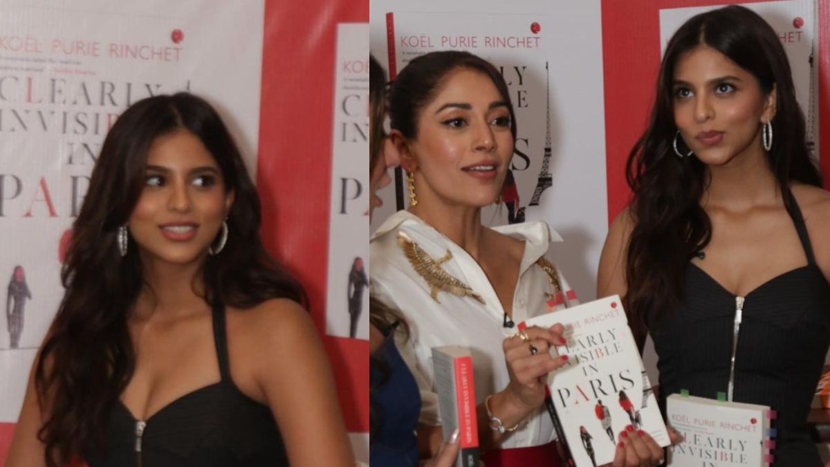 Suhana Khan Exudes Elegance In Black As She Attends A Book Launch Event