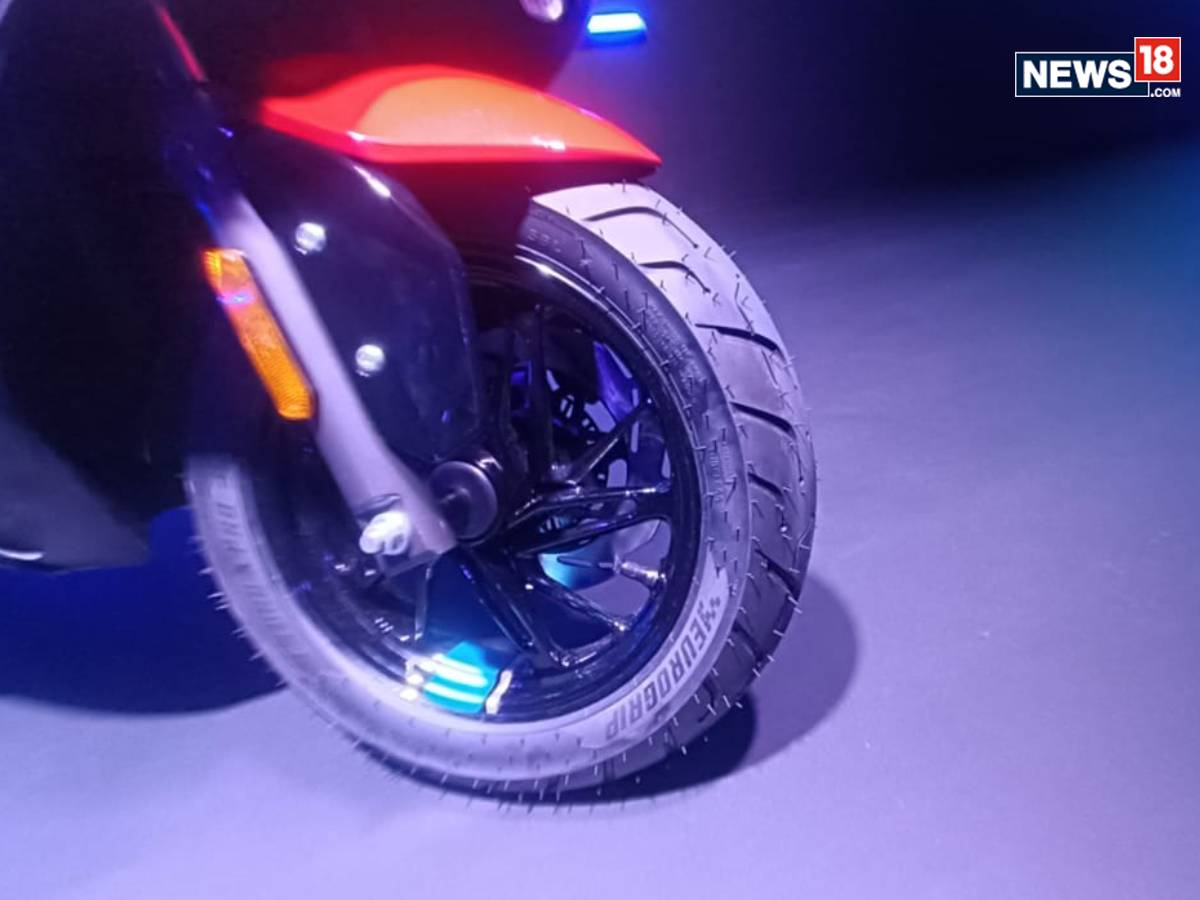 TVS X Electric Scooter in Pics See Design, Features, Interior and More
