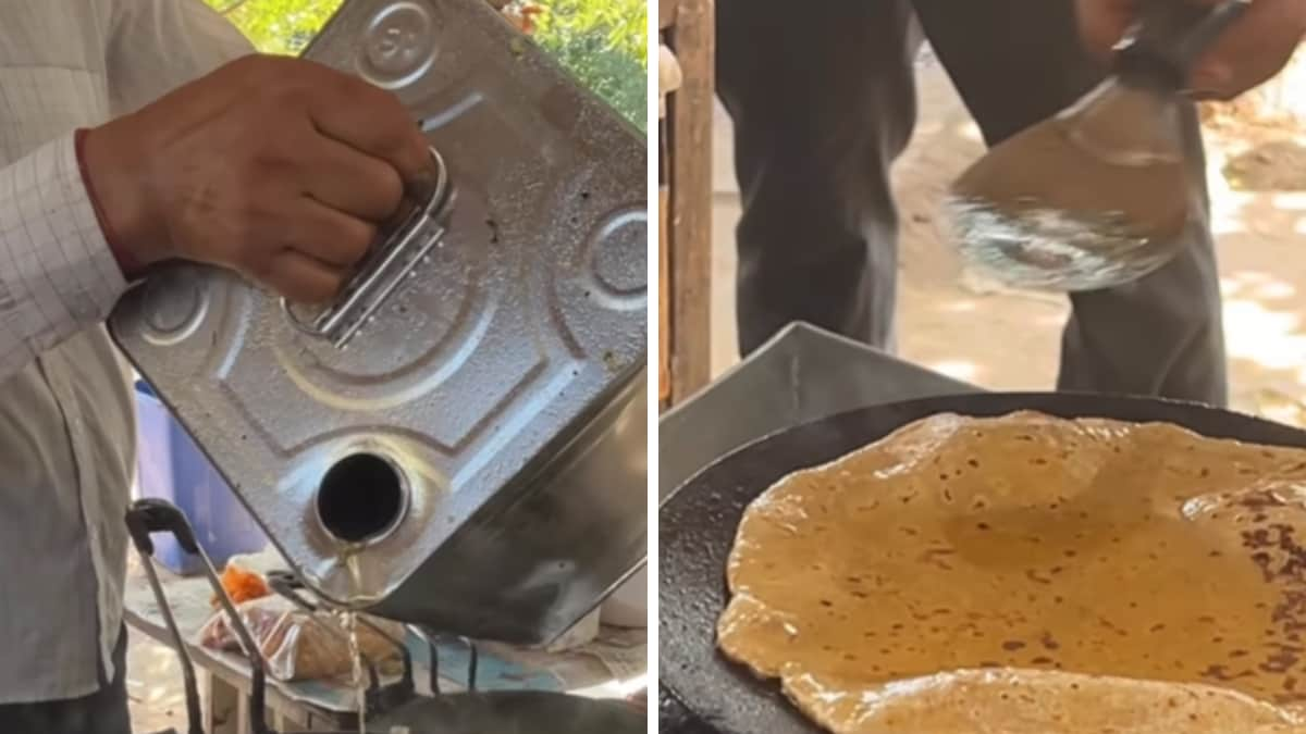 This Viral Video Of Oil-loaded Paratha Will Give A ‘Heart Attack’ To Your Eyes