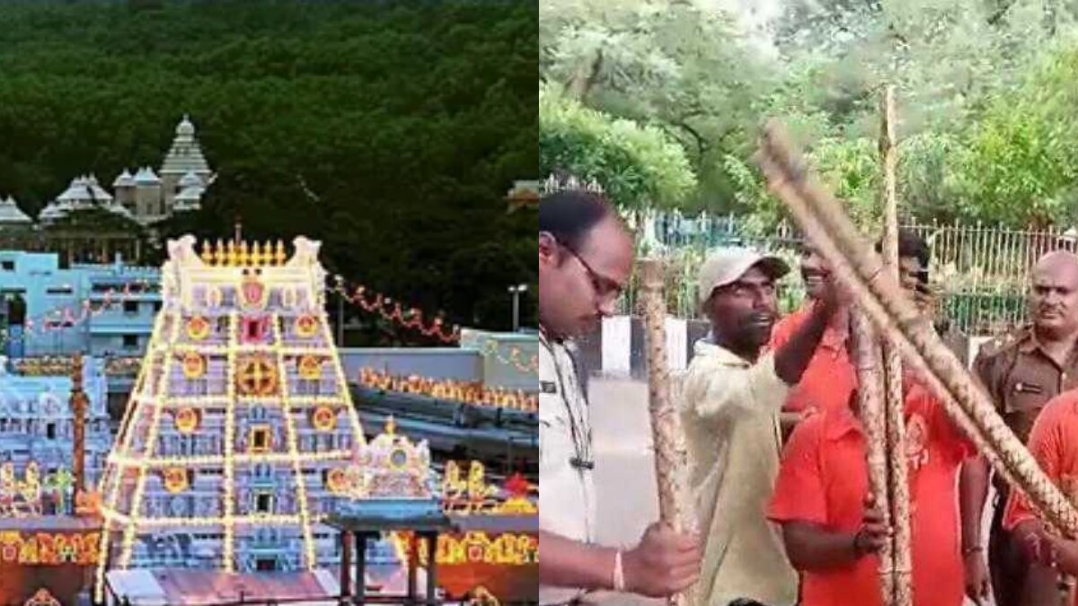 Tirumala Temple Trust's Decision to Give Sticks to Pilgrims to Ward Off Leopards Receives Backlash