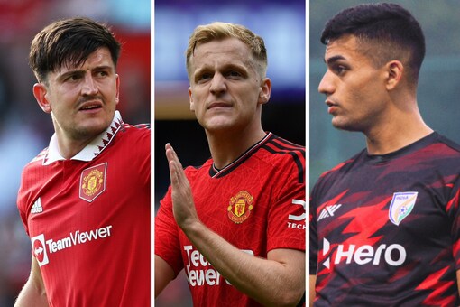 Harry Maguire, Donny Van de Beek and Ishan Pandita