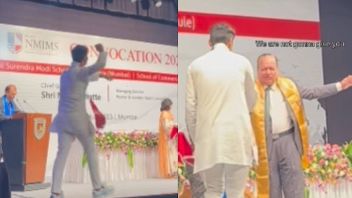 College Student Dances His Way on ‘Tenu Leke’ to Receive Degree, Gets Schooled on Stage – News18