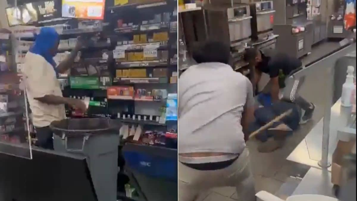 Thief Trying to Rob Sikh's Grocery Story in US Served With Instant 'Justice', Video Goes Viral