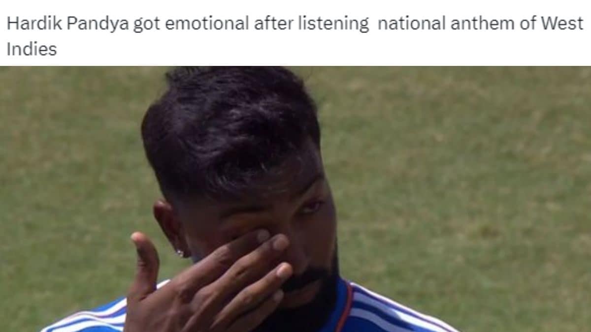Hardik Pandya's Crying Pic Inspires Memes as India Lose to 'Minnows' West Indies - Vimarsana News