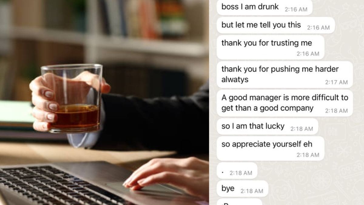 Indian Boss Receives Drunk Text from Employee at 2 am, 'Wholesome' WhatsApp Messages Go Viral