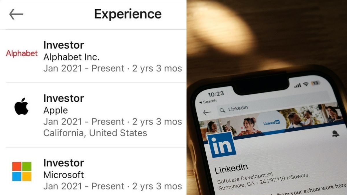 LinkedIn User Writes 'Investor' in Work Experience and Freshers on 'X' Wonder, 'Is That Allowed?'